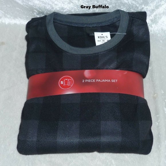 Men's Pajama Set Brushed Novelty Koh's size S, M NEW - Picture 3 of 5